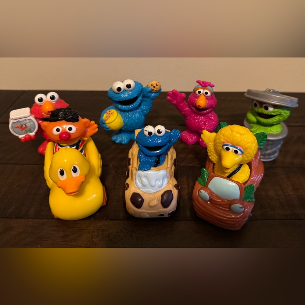 Sesame Street Workshop Figures and Racer Cars - Hasbro Playskool